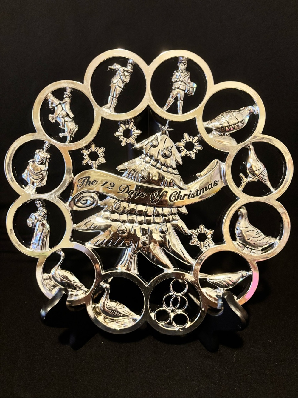 Godinger Silver-Plated “12 Days of Christmas” Trivet